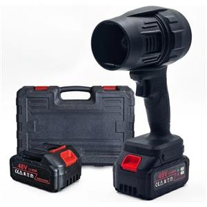 MAKA change your life quality MAKA Soffiatore a Batteria Professionale 1050W, Soffiatore Foglie con Doppia Batteria 48V, Motore Jet Super Potente per Giardino e Terrazze, Design Leggero con Valigetta e Velocità Regolabile (A)