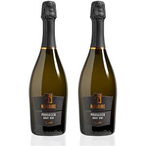 Magrine | Prosecco DOC Brut "Le Nostre Bollicine d'Eccellenza" Vino Spumante Italiano Metodo Martinotti Prosecco DOC di Treviso con Uve 100% Glera 2 Bottiglie da 750 mL