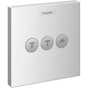 Hansgrohe ShowerSelect Set Esterno ad Incasso per 3 Utenze, Cromo, Modello 15764000