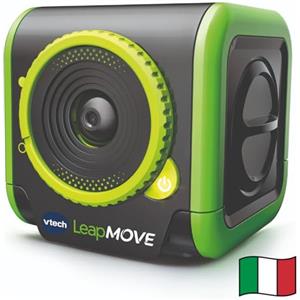 VTech LeapMove, Console TV Interattiva per Bambini, Rileva i Movimenti Senza Controller, Pronta all'Uso, 25 Giochi Educativi, 3 Profili Giocatore, Lingua Italiana, Cavi Inclusi, 4-11 Anni