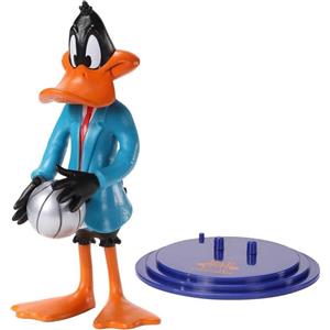 Noble Collection Daffy Duck Bendyfigs 19 cm - Space Jam 2, Multicolore, Flessibile e Pieghevole