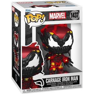 Funko Pop! Marvel: Carnageized Iron Man - Figura in Vinile da Collezione, Altezza 9 cm, Merchandising Ufficiale