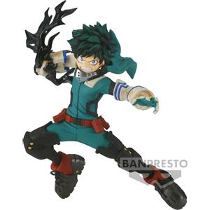 Banpresto Statua Izuku Midoriya - Poteri Uno per Tutti, 13 cm, Licenza Ufficiale