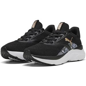 PUMA Scarpe da Corsa Softride Mayve Bloom Wns da Donna, Puma Nero Oro Rosa, 40.5 EU