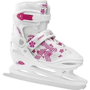 Roces Jokey Ice 3.0 Girl, Pattini da Ghiaccio. Bambina, Bianco-Rosa, 30-33