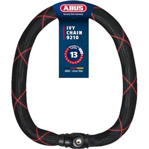 ABUS Lucchetto a catena Ivy Chain 9210 - lucchetto per bicicletta in acciaio temprato - catena spessa 10 mm - livello di sicurezza 13
