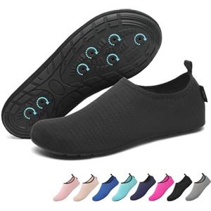 SAGUARO Scarpe da Scoglio Donna Uomo Scarpette Scoglio Scarpette Mare Scogli Antiscivolo Scarpe Mare Scoglio per Spiaggia Acqua Immersione Rombi Nero Scuro Gr.38/39