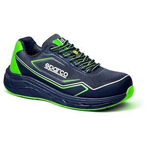 Sparco - Teamwork Willen ESD S1PS SR FO HRO - Scarpe Antinfortunistiche Uomo Donna da Lavoro Antiscivolo e Resistenti - Scarpe di Sicurezza - Stile Running Comode Traspiranti - Indoor/Outdoor - 41 EU
