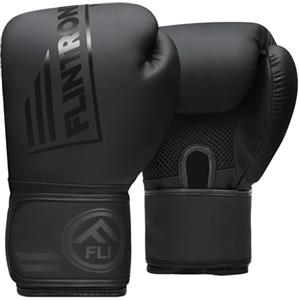 Flintronic Guantoni da Boxe in Pelle, Guantoni Boxe Unisex Adulto, Guanti da Box Muay Thai e Allenamento, Guanti Da Box da Allenamento, Muay Thai, MMA, Arti Marziali, Sacchi Pugilato