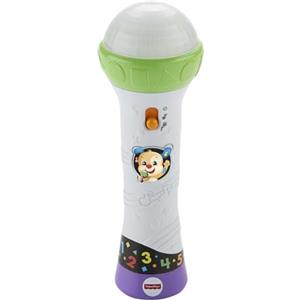 Fisher-Price Microfono Baby Rock, Giocattolo per Imparare Cantando con 2 modalità di Gioco, per Bambini 18 + Mesi, Versione italiana, FBP33