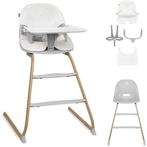 LIONELO DALIA 2 in 1 Seggiolone Pappa Bambini 6-36 mesi 15 kg, Seggiola Bambini Più Grandi fino a 60 kg, Cinture di Sicurezza a 5 Punti, Vassoio, Cresce con il Bambino