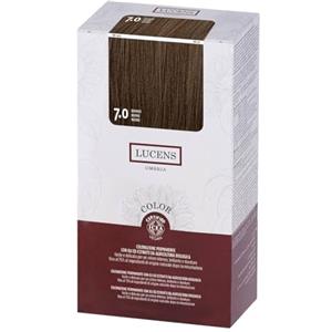 Lucens Umbria Lucens 7.0 Biondo - Kit Colorazione Capelli Permanente Senza Ammoniaca Con Oli ed Estratti da Agricoltura Biologica