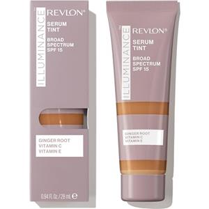 Revlon Illuminance Tinted Serum, Fondotinta in Siero Triplo Acido Ialuronico, Uniforma il Tono della Pelle, Illumina e Idrata per tutto il giorno, SPF 15, 417 Warm Caramel, 28 ml