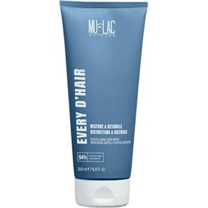 MULAC | Every d'Hair Maschera Capelli Rivitalizzante con Fiber&Scalp Algagel, Azione Districante e Setificante, 200ml