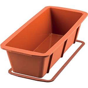 silikomart | SFT326 Stampo in Silicone per Torta PLUM CAKE, Antiaderente, Confezione da 1 Stampo per Dolci con Safe Ring, 240 x 110 mm, h 65 mm, Volume 1,5 l, Made in Italy