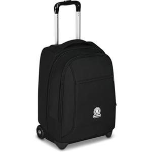 Invicta Trolley Scuola Fisso New Benin Solid, Nero, 2 in 1, Doppio Uso, Trolley e Zaino, Zaino Scuola Viaggio, Ragazzo e Ragazza