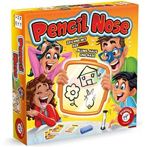 Piatnik Pencil Nose: Zeichne mit der Nase, Blume, Haus und Hase
