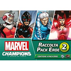 Asmodee - Marvel Champions il Gioco di Carte - Raccolta Pack Eroe 2, Espansione Gioco da Tavolo, 1-4 Giocatori, 12+ Anni, Edizione in Italiano