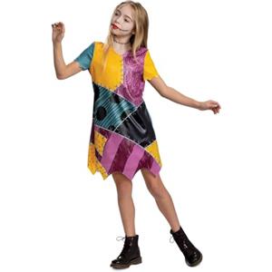 Disney Nightmare Before Christmas Costume da Sally bambini, licenza ufficiale Disguise, vestibilità comoda e design dettagliato, taglia M 7-8