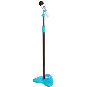 B. toys - Mic It Shine - Microfono e Supporto Estensibile - 5 Canzoni, luci e Funzione di Registrazione - Connessione Bluetooth - Giocattolo Musicale per Bambini - 3 Anni +