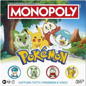 Hasbro Gaming Monopoly Pokémon Edition, gioco da tavolo - Versione italiana