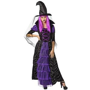 Rubie's RUBIES Costume Strega Cattiva per donna, Vestito e capello, Ufficiale Rubies per Halloween, Carnevale, Feste e Cosplay