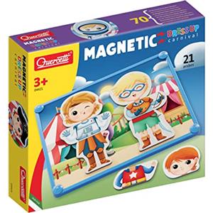 QUERCETTI-Quercetti-4421 Magnetic Dress Up-Carnival, Multicolore, 4421