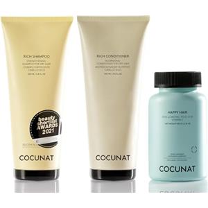 COCUNAT - Shampoo e Balsamo Per Capelli Ricchi e Felici - Vitamine Per Capelli - Anti-Crespo - Senza Solfati e Silicone - Combinazione Per Proteggere e Rafforzare i Capelli