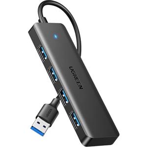 UGREEN Hub USB 3.0 con 4 Porte Sdoppiatore Adattatore Multiporta Alta velocità 5Gbps Compatibile con MacBook PRO Air iMac Surface XPS PC Laptop Disco Rigido Tastiera PS5 (15cm)