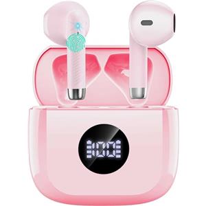 Jxrev Cuffie Bluetooth Auricolari Bluetooth 5.4, Cuffie Wireless con 4 ENC Cancellazione Rumore Mic, Cuffie in Ear 40 Ore di Riproduzione, Cuffie Senza Filo HiFi Stereo IP7 Impermeabili per iOS & Android