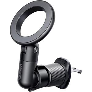 UGREEN Supporto Telefono Auto MagSafe Rotazione 360°, Ultra Stabile con 20*N52 Magneti, per Bocchette di Ventilazione Orizzontali, Compatibile con iPhone 17/17 Air/17 pro/17 Pro Max,Samsung ecc