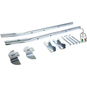 OWIJI Stendipanni Balcone Esterno 56 Cm Aste Fisse Universale Piastre Antitorsione Interno Ferro Stendibalcone Acciaio Zincato Attacco Balcone Ringhiera Stendino Stendibiancheria da Balcone