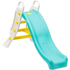 Baroni Toys Scivolo per Bambini con Sifone Acqua, Plastica Leggera e Resistente, Scaletta con Manici di Sicurezza e Gradini Antiscivolo, Facile da Montare, per Interno ed Esterno, Lungo 145 cm, Alto