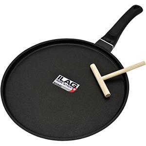 Kopf Crepes pan Marra (alluminio fuso, 28 cm, rivestimento ILAG, induzione) incl. spargitore di pastella