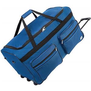 MONZANA® Borsone da Viaggio Trolley XXL 85x43x44cm con Ruote 160L Funzione Borsa Turista Manico Telescopico Bagaglio a Mano Grande Morbido in Tessuto