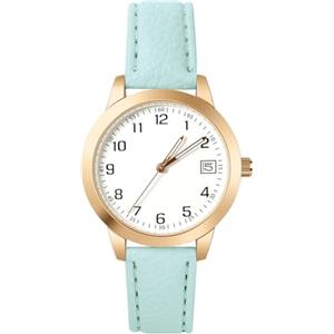 AOOSU Orologio da Donna, Orologio Al Quarzo Analogico, Polso per Donna Classico Business Casual, Adatto per Donne, Signore e Ragazze da Indossare (Blu)
