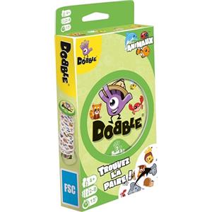 Asmodee Dobble Zygomatic |: Animali - Edizione 2021 | Gioco da tavolo | A partire dai 6 anni | 2-8 giocatori | 15 minuti - versione francese