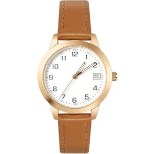 AOOSU Orologio da Donna, Orologio Al Quarzo Analogico, Polso per Donna Classico Business Casual, Adatto per Donne, Signore e Ragazze da Indossare (Bianco)