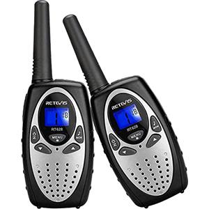 Retevis RT628 Walkie Talkie Bambini, Giochi Bambini 3-12 Anni, VOX, Regali Giocattolo, PMR446 Walkie-Talkie, Giochi da Esterno per Bambini, Regalo Bimbo Bimba Compleanno, Campeggio (1 Paio, Argento)
