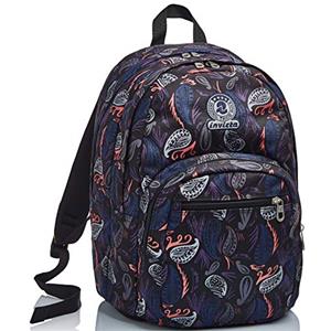 Invicta Zaino Doppio Scomparto, Tasche multifunzione, Per ragazzi e ragazze, Scuola e tempo libero