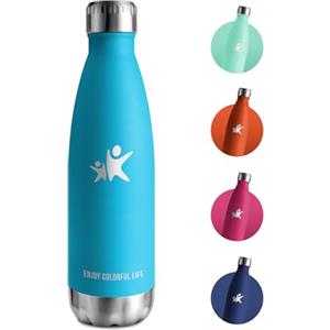 JAPORIA Borraccia Termica 750ml, Borraccia Acciaio Inox, Bottiglia Termica Doppia Parete Isolata per Scuola, Viaggi, Sport, Ragazzi