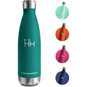 JAPORIA Bottiglia Termica 750ml, Bottiglia Acciaio Inox, Senza BPA, Isolamento Doppia Parete, Borraccia Termica per Ufficio, Scuola, Sport, Viaggi