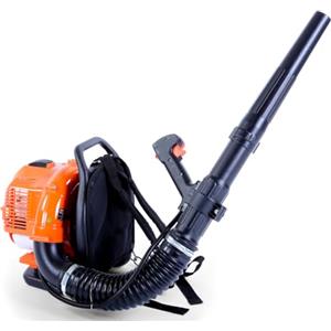 Fuxtec Soffiatore a scoppio a spalla/a zaino FUXTEC FX-LB133T, più di 300km/h (186mph), 0.9kW, 1.2hp, motore miscela di benzina a 2 tempi 33cc, imbottitura - facile soffiatura delle foglie o della neve