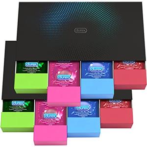 Durex 2x Durex Surprise Me Mix di Preservativi Assortiti - 2 Cofanetti da 40 Proflittici Ognuno