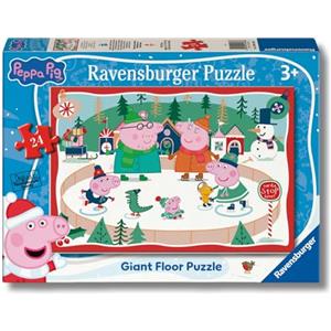 Ravensburger - Puzzle Peppa Pig, Collezione Giant Pavimento, Idea Regalo per Bambini 3+ Anni, Gioco Educativo e Stimolante, 24 Pezzi Giganti, 70x50 cm