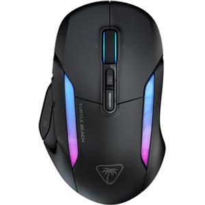 Turtle Beach Kone II Air: Mouse da gaming RGB wireless ed ergonomico, batteria con durata di 350 ore, Sensore ottico da 26 K di DPI, Switch ottici da 100 M di clic, colori Nero cenere