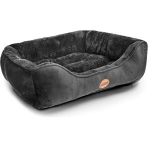 Nobleza Cuccia Per Cani Interno, Cuscino Morbido Taglia Media, Letto Traspirante Lavabile Per Animali, Nero, 67x57cm
