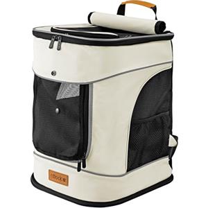 Cadoca Zaino per Animali Domestici Fino a 12kg Comfort Cinte Regolabili Box Trasporto Cani e Gatti