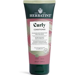 Herbatint Curly Conditioner Balsamo Ricci - 200 ml, Balsamo Biologico Nutriente specifico per Capelli Ricci o Ondulati, Certificato Ecocert, Formula Esclusiva con Estratti Naturali, Vegan