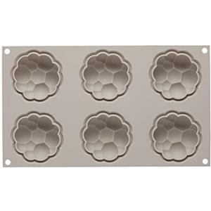 Silikomart | Stampo in Silicone per Monoporzioni BOLLICINE, Antiaderente, 6 Cavità, Confezione da 10 Stampi per Dolci, Ø 70 h 30 mm Volume 6 x 85 ml Tot. 510 ml